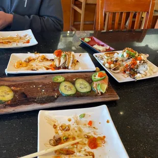 Half the food we ordered