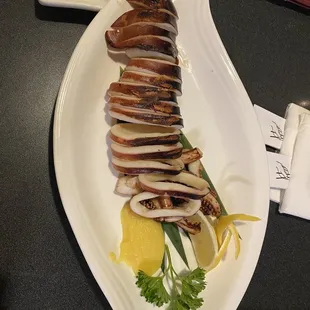 Ika Yaki or sautéed squid