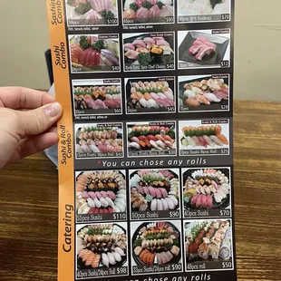 Awesome catering menu