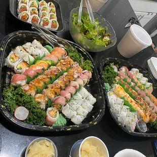 food, sushi and sashimi, sushi, sashimi