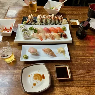 sashimi, sushi and sashimi, food, sushi