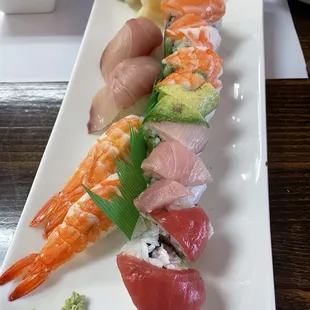 Rainbow Roll and Nigiri