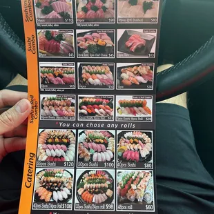 Updated menu prices.