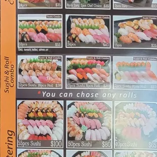 This is the latest menu of the restaurant.