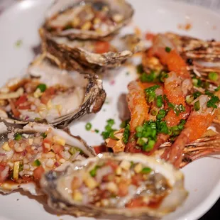 Oyster &amp; Ama Ebi