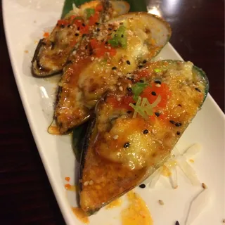 Baked Green Mussel (4pcs)