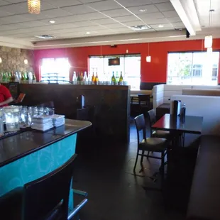 Another view of the front seating area.