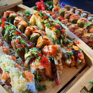 sushi and sashimi, sashimi, food, sushi