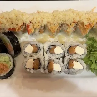 sushi and sashimi, food