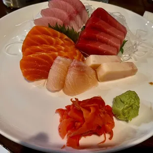 a plate of sushi