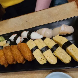 Inari, Tamago, tako, hotate