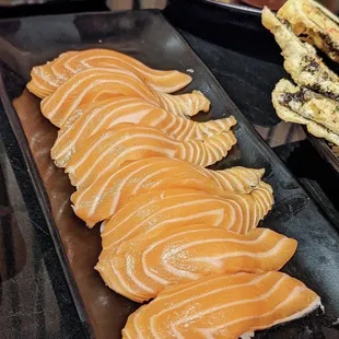 a variety of sushi