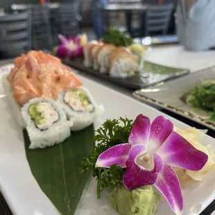 F15. Sun Fire Roll and F5. Rainbow Roll