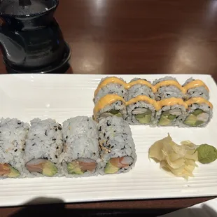 Bahamas roll and the New York roll