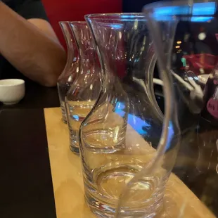 Flight of Sake. Well, it WAS.