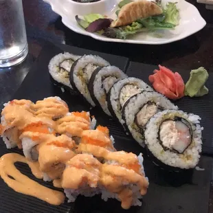 Cajun Roll and Tornado Roll
