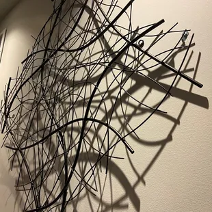 Cool artwork at our table