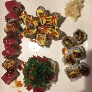 food, sushi, sashimi, sushi and sashimi