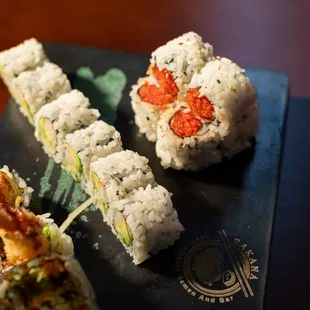 sushi, sashimi, sushi and sashimi, food