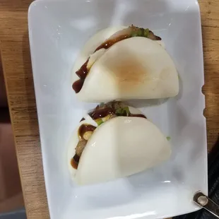Chashu buns delicious! Just tiny