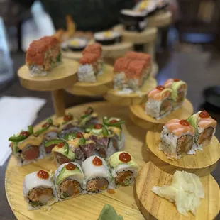 sushi, food, sashimi, sushi and sashimi