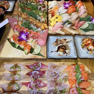 sushi and sashimi, sushi, food, sashimi