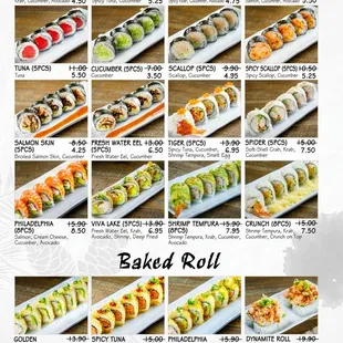 ROLL MENU