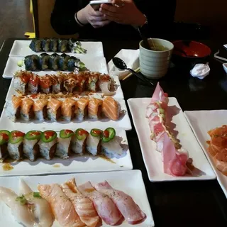 ALBACORE/ONION CHIPS SUSHI