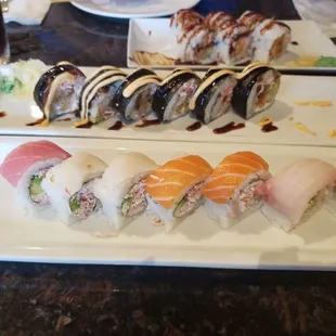 Weatherford Roll.  Rainbow roll