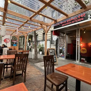 Outdoor seating - October 2021