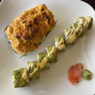 California Fire Roll (left) and Caterpillar Roll (right)