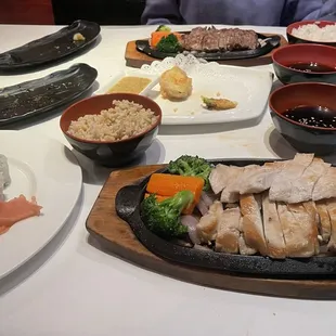 Steak Beef Teriyaki (top), Chicken Teriyaki (bottom)