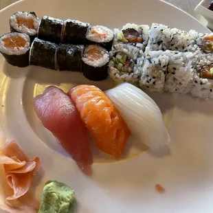 sushi and sashimi, sashimi, food, sushi