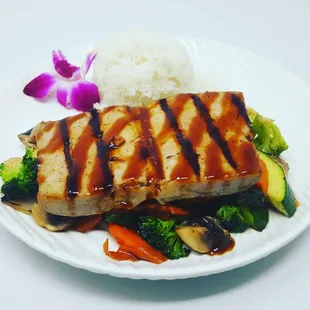 Tuna teriyaki dinner