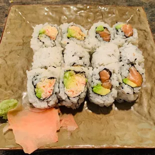 Crunchy Roll &amp; Salmon Avocado Roll