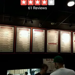 Saw there wasn&apos;t a photo of the menu.