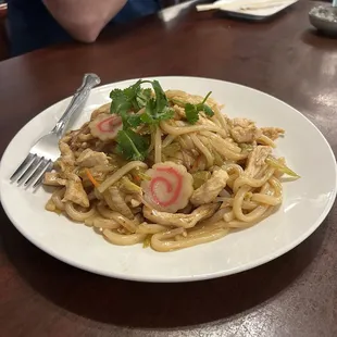 Yaki Udon with chicken