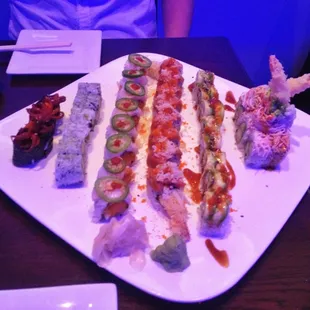 sashimi, sushi and sashimi, food, sushi