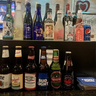 Beer and Sake Selection