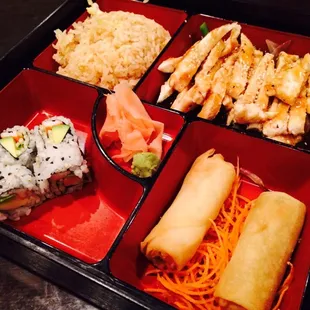 Chicken teriyaki bento, good!