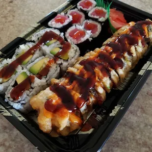 Delivery order, lunch for under $20