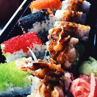 Carribean roll &amp; spider roll