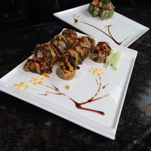 sashimi, sushi, sushi and sashimi, food