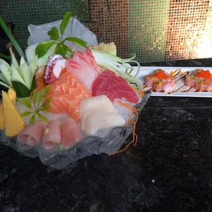 sashimi, sushi, food, sushi and sashimi