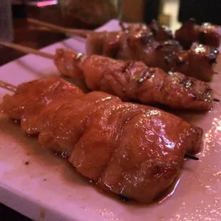 Salmon Belly Yakitori