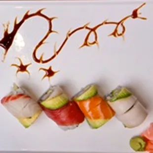 39 rainbow roll