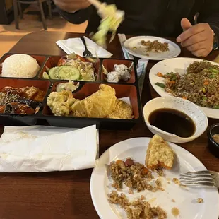 We had to go back for the salmon Bento Box and fried freakin rice again!