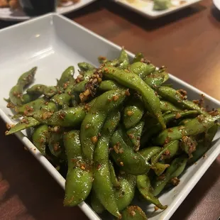 Garlic Edamame
