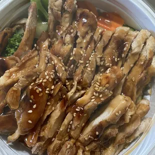 Chicken Teriyaki Donburi Bowl