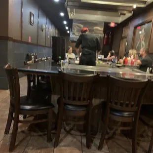 Two pairs of couples who sat beside of us and got services.